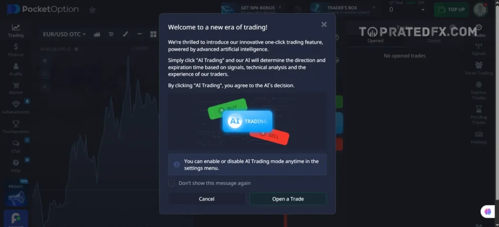 Pocket Option AI Trading