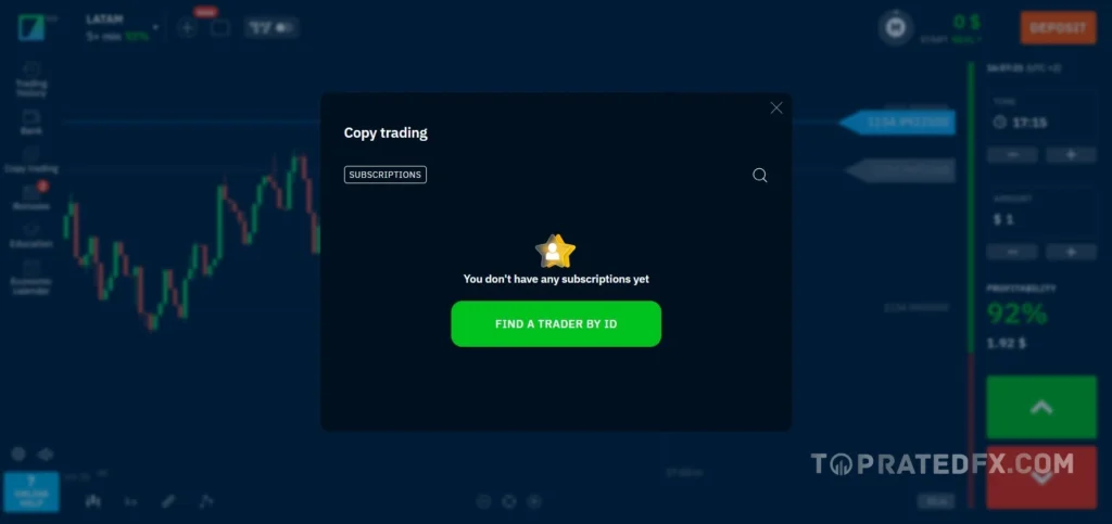 Binarium Copy Trading