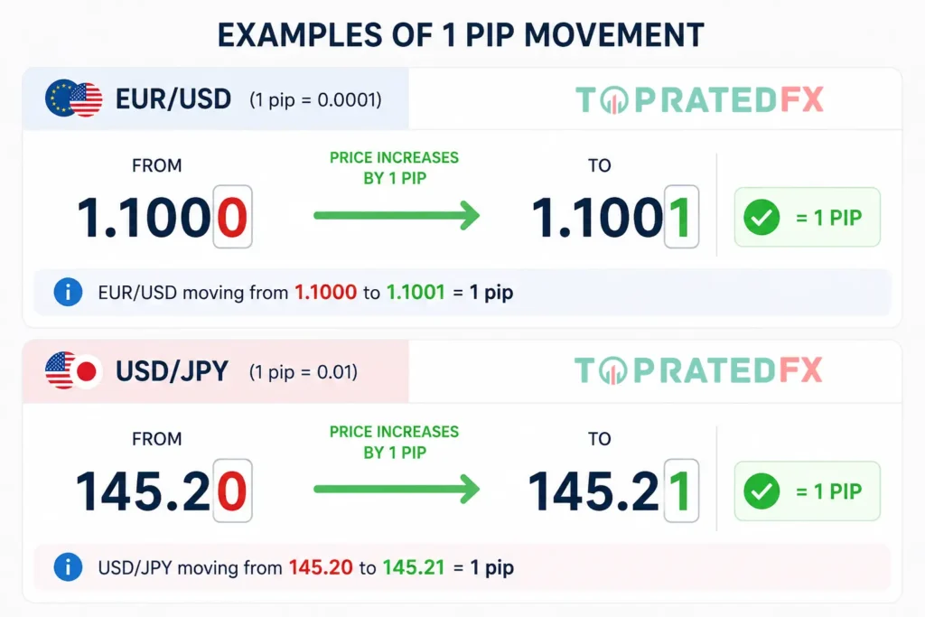 Pip in Forex Trading Example