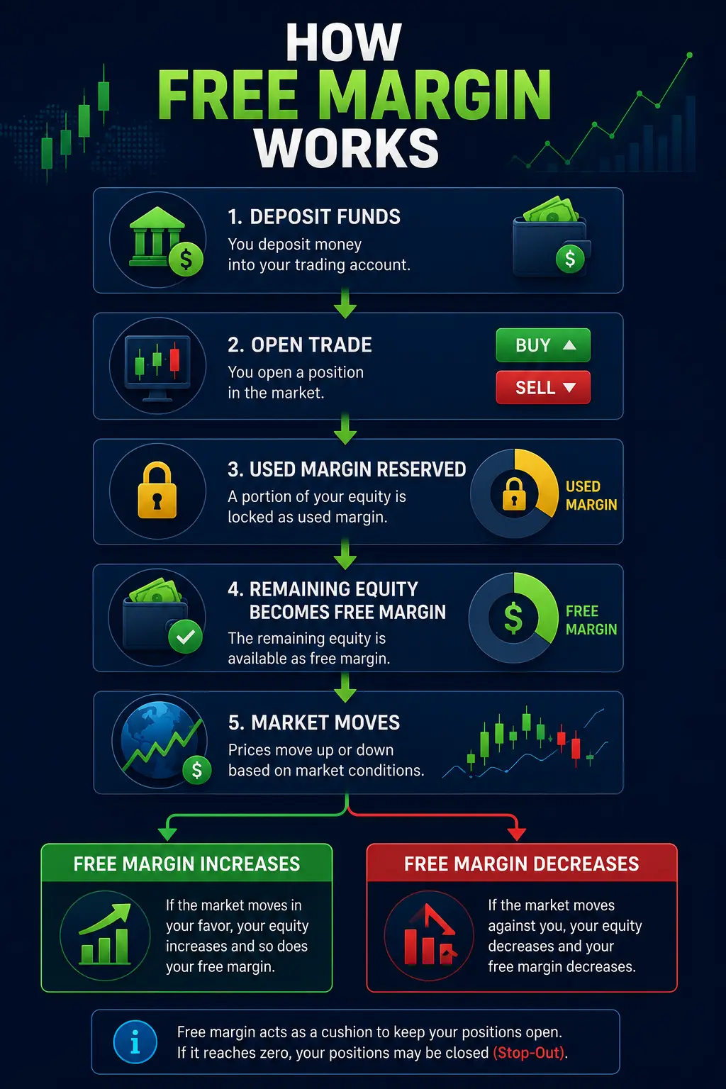 How free margin works in trading